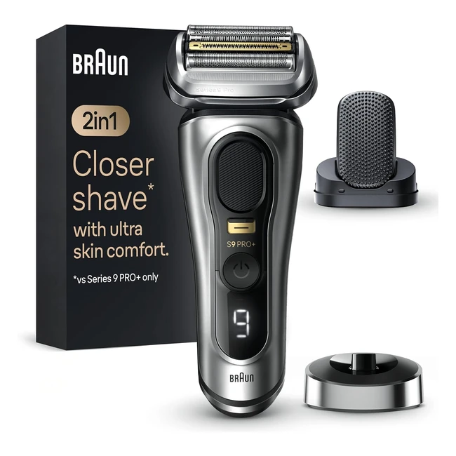 Braun Series 9 9557s WetDry - Rasoir 2en1 avec Tête de Massage ProComfort