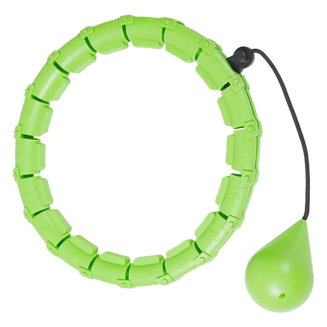 Smart Hula Hoop with Ball - Weighted, Detachable Knots - Fitness & Massage - For Adults and Kids