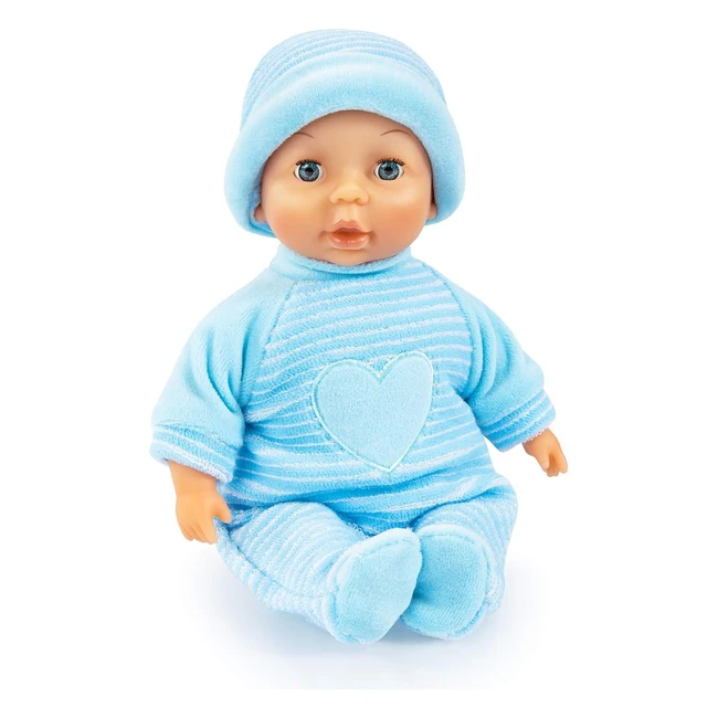 Poupée Poupon Bayer Design Premier avec Yeux Mobiles - Corps Souple - Bleu 28cm - Réf. 92802AU