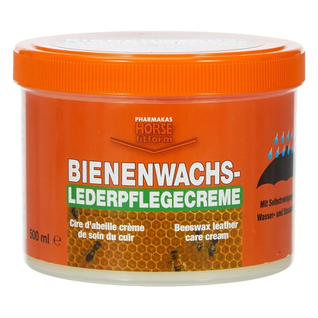 Crema para cuidado del cuero con cera de abejas 500 ml - Pharmakas