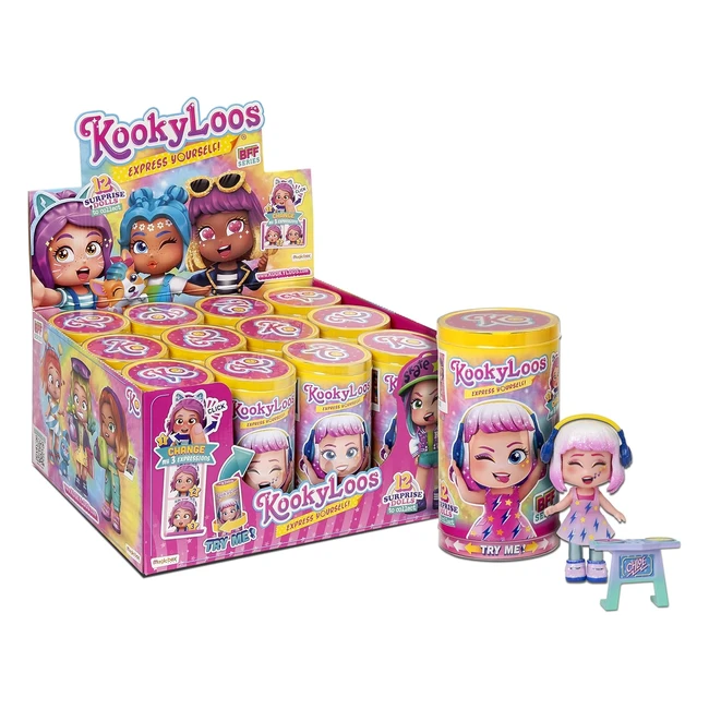 Kookyloos Serie BFF - Colección Completa de 12 Muñecas Sorpresas