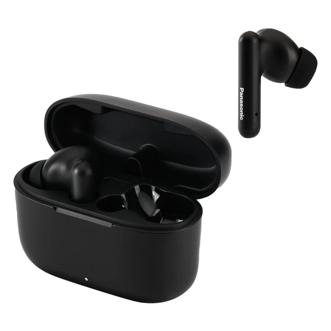 Panasonic RZB110WDEK Wireless Earbuds Bluetooth 53 with Mic XBS - Up to 26 Hours Battery - Black
