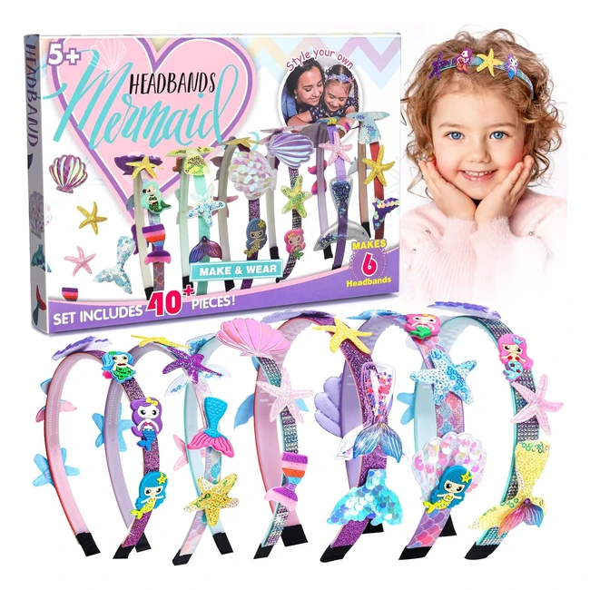 Mermaid Gifts for Girls - DIY Hair Accessories Craft Kit