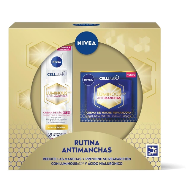 Nivea Cellular Luminous 630 Pack - Tratamiento Antimanchas y Antiedad