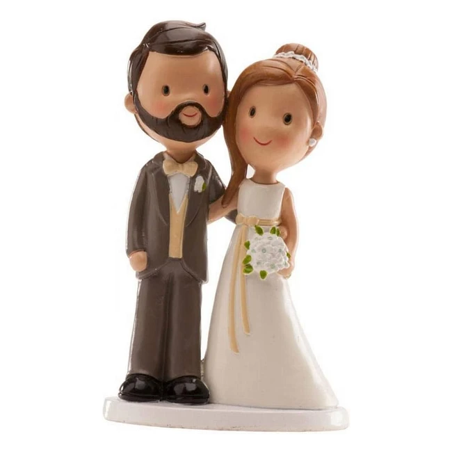 Figurine de gteau mariage classique multicolore - Dekora - Rf 123456 - Dc