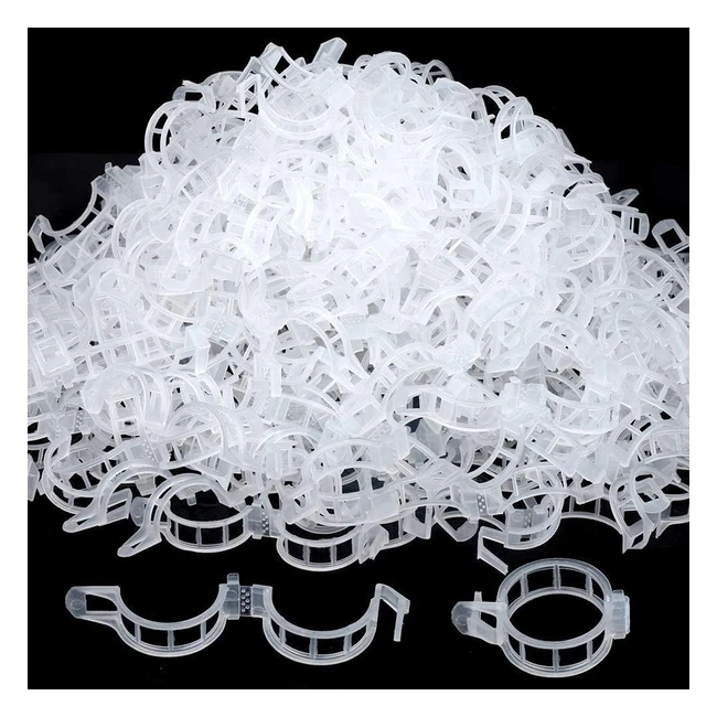 Clips de Soporte de Jardín | Duraderos y Reutilizables | Protege tus Plantas de Flores