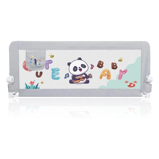 Barandilla de Cama Plegable CCLife - Seguridad para Niños - Portátil - 120/150/180cm