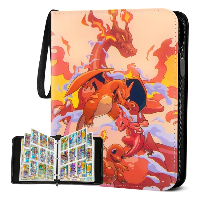 Classeur Cartecapacit 50 pages 900 cartes Porte cartes Organisateur de cartes Porte cartes en cuir impermable fermeture clair