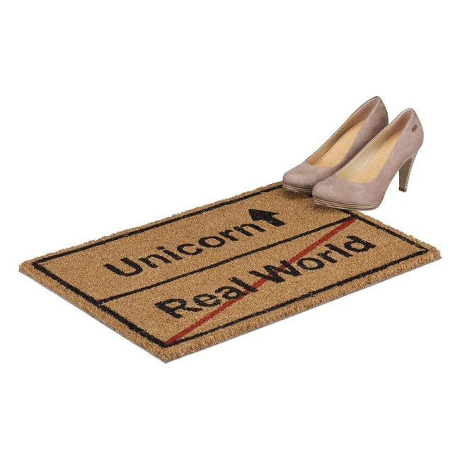 Zerbino Asciugapassi Unicorn Real World Fibra di Cocco 40x60 cm