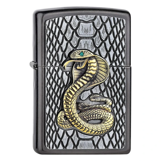 Zippo Lighter Kobra New - Référence XYZ - Allumez avec style et facilité
