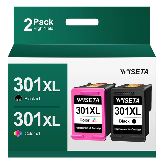 Cartuchos de impresora remanufacturados 301XL para HP 301 XL - Negro/Color