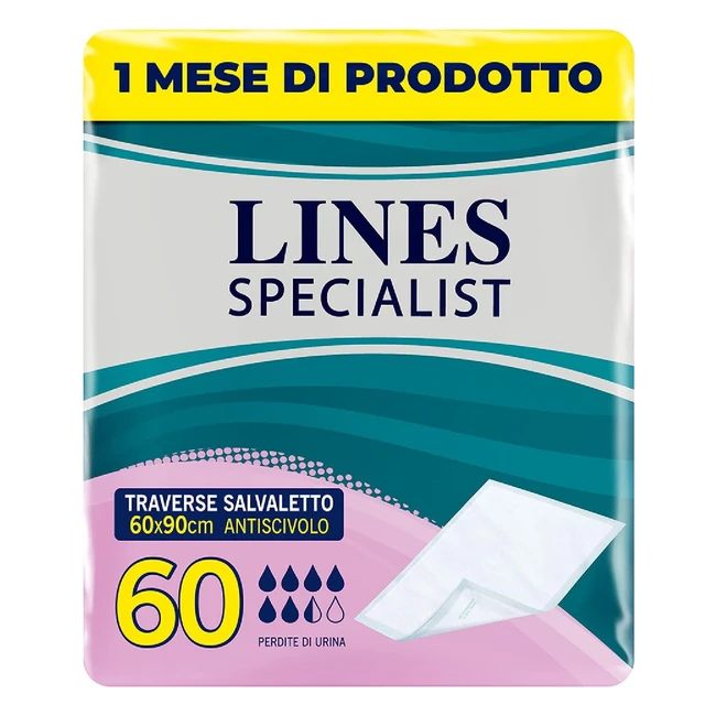 Traversa Specialist 60x90 - Assorbenti per Incontinenza - 4 Confezioni da 15