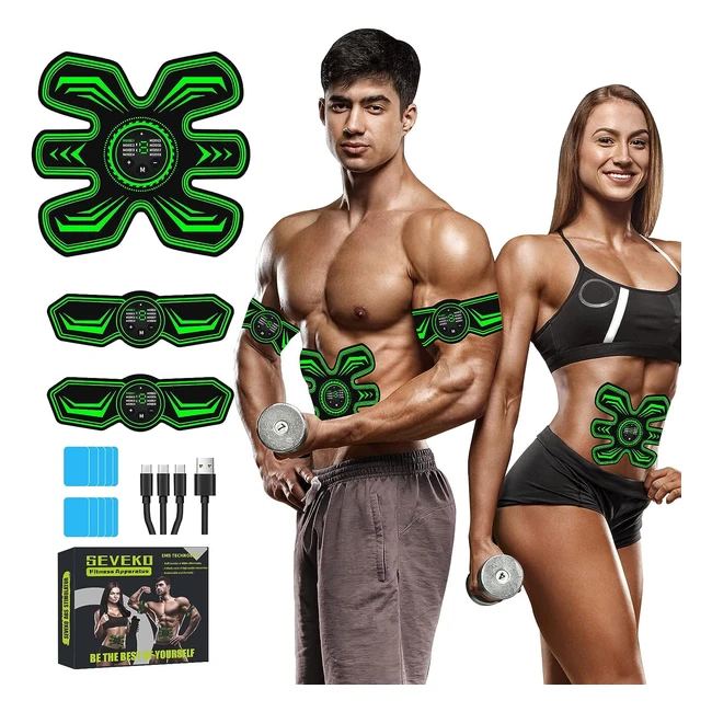 Elettrostimolatore per addominali Seveko EMS Trainer - 8 modalit e 19 intensit