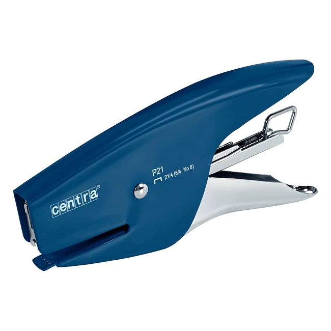 Agrafeuse Esselte Centra P21 - Compatible Points 214mm - Bleu
