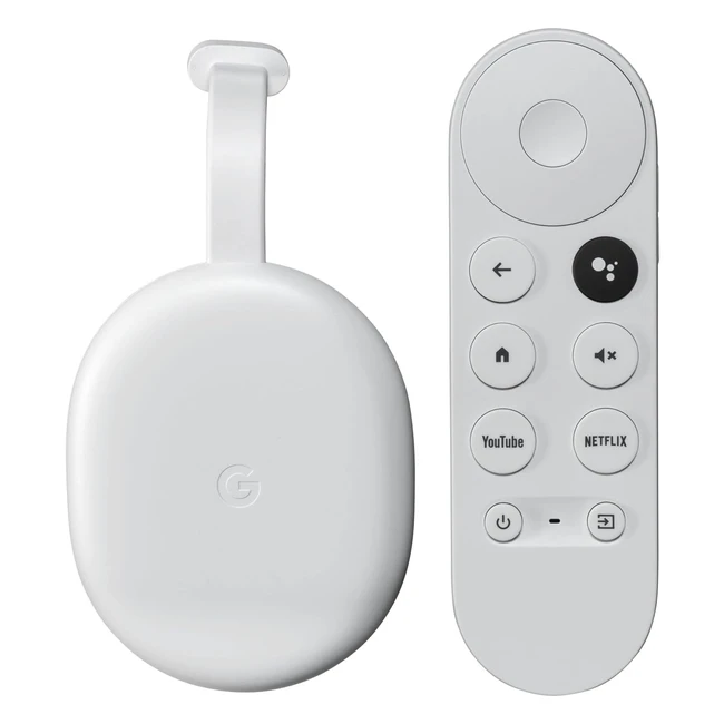 Chromecast mit Google TV HD Snow - Streamen Sie Unterhaltung mit Spracherkennung