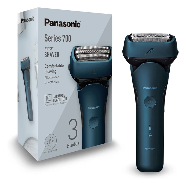Panasonic ESALT4B 3-Blade Wet and Dry Electric Shaver for Men - Rechargeable, Skin Comfort Sensor, Multiflex 12D Head