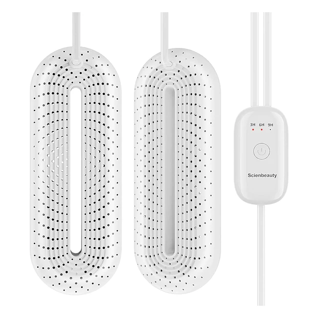 Sèche-chaussures portable avec minuterie | 3 modes | Conception pliable | Séchage rapide | Prise UE