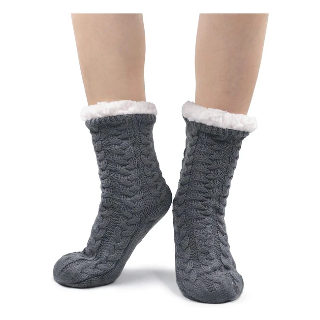 Calze Pantofole Donna ZFsock Antiscivolo Invernali 3541