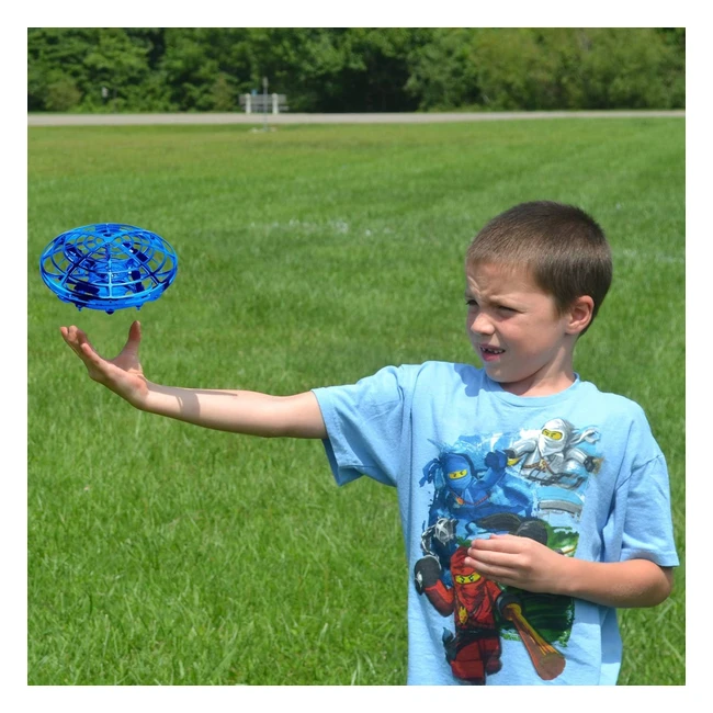 Shinepick Mini Drone Recargable UFO - Control de Movimiento - Luces LED - Regalos para Niños