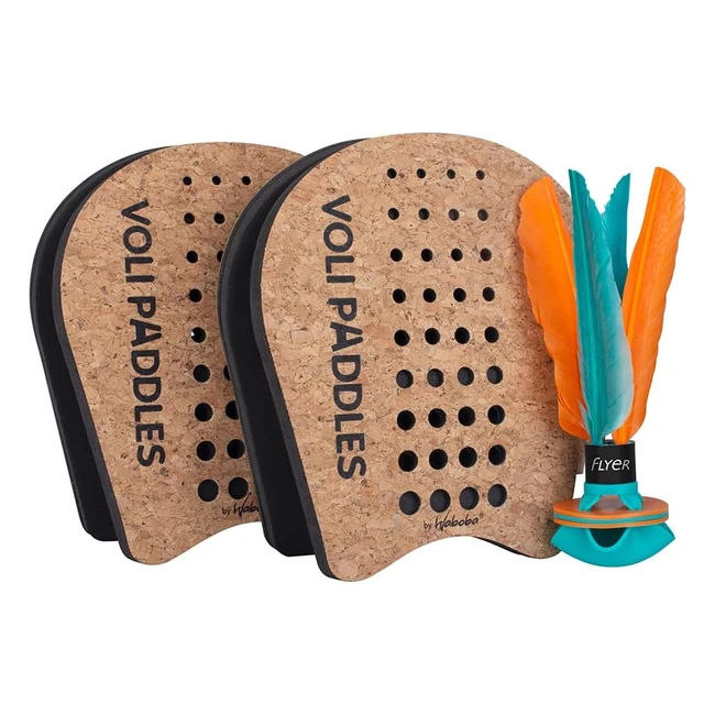 Pala Waboba Voli Racket Cork - Juego de Badminton Accin