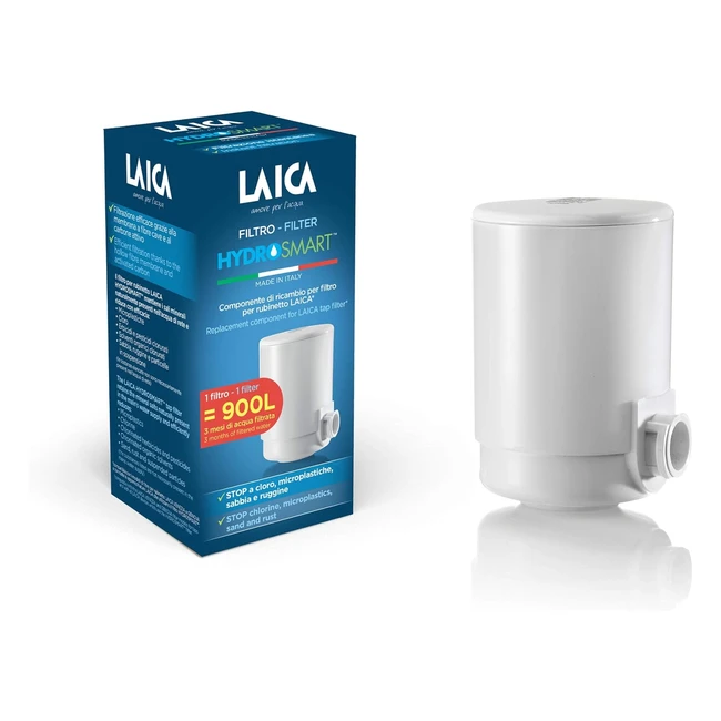 Laica Hydrosmart Blanco - Sistema de Filtración Inteligente - Ref. XXX - Mejora la Duración del Filtro