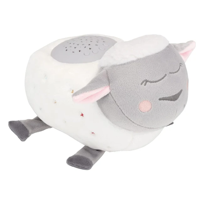 Badabulle Veilleuse Peluche Musicale Lumineuse pour Bébé - Doux éclairage, 12 berceuses intégrées