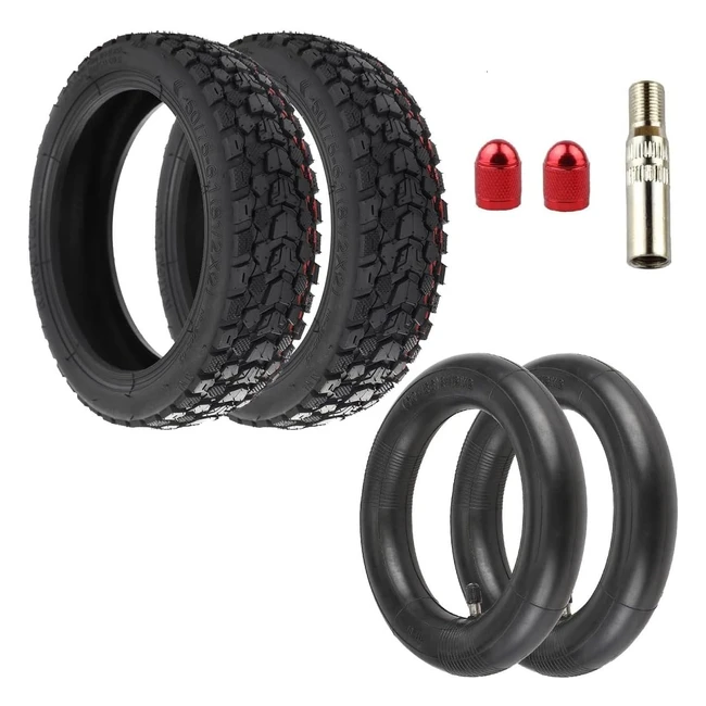 Pneus tout-terrain natcoo 85 pouces pour Xiaomi M365 Pro/Pro2/Mi3 - Kit confort haute performance