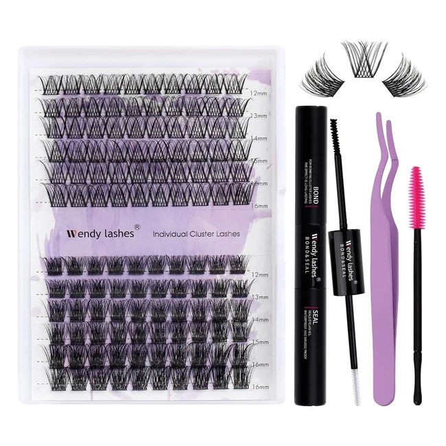 Kit de pestañas individuales D Curl 007mm - Zw07c02 | Extensiones de pestañas naturales y esponjosas