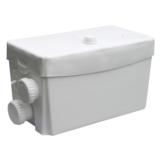 hocanflo 300w Macerator Pump Quiet Sewerage Toilet Pump - Powerful Motor, 3 Inlets