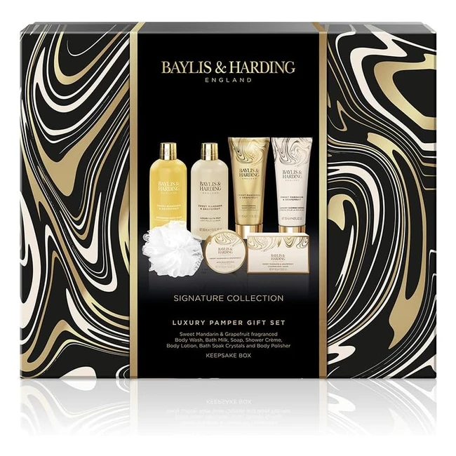 Baylis & Harding Sweet Mandarin Grapefruit Ultimate Bathing Gift Set - Vegan Friendly