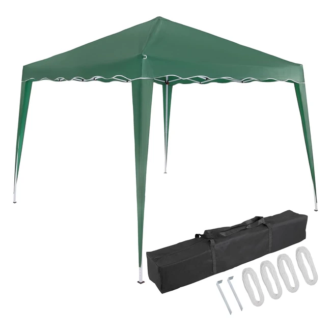 Casaria Pavillon Popup 3x3m, UV-Schutz 50, wasserdicht, faltbar, inkl. Tasche - Festival Capri