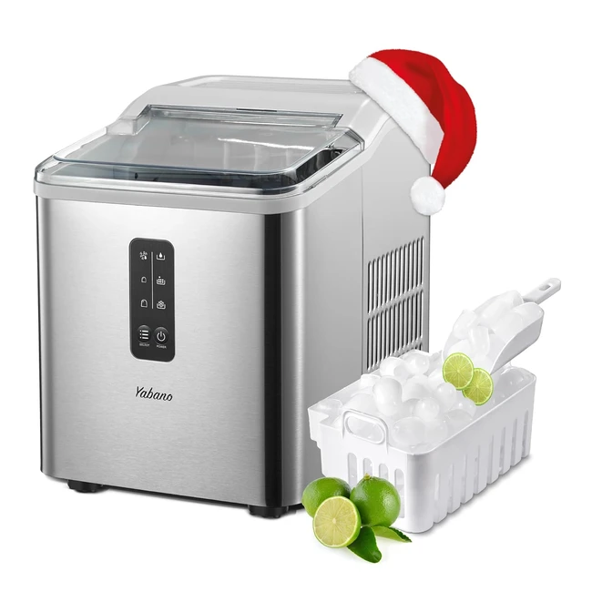 Yabano Macchina del Ghiaccio - 12 kg Silenziosa Senza BPA