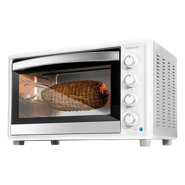 Tischbackofen Baketoast 4600 White Gyro - Großes Fassungsvermögen, 12 Funktionen, 2000W