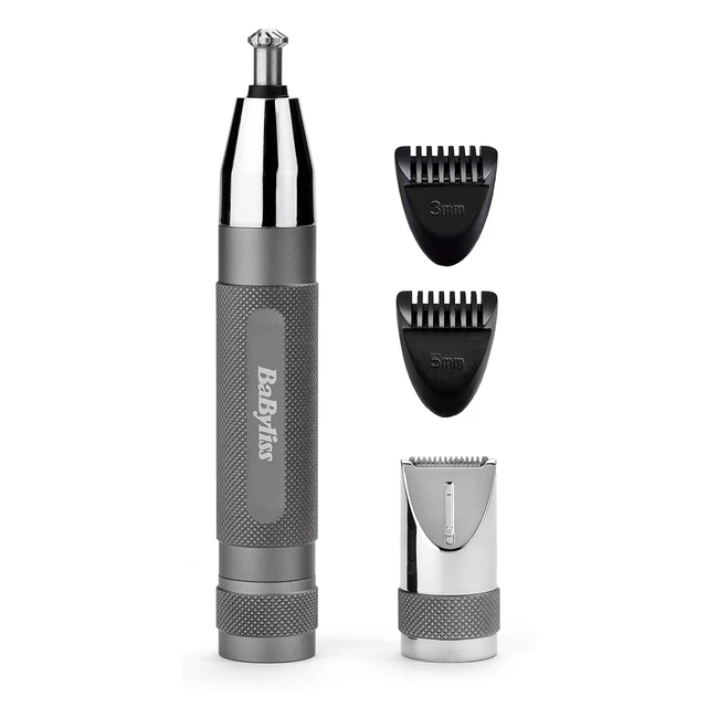 Babyliss SuperX Metal Nose Trimmer - Precise Performance, Smooth & Safe Cutting