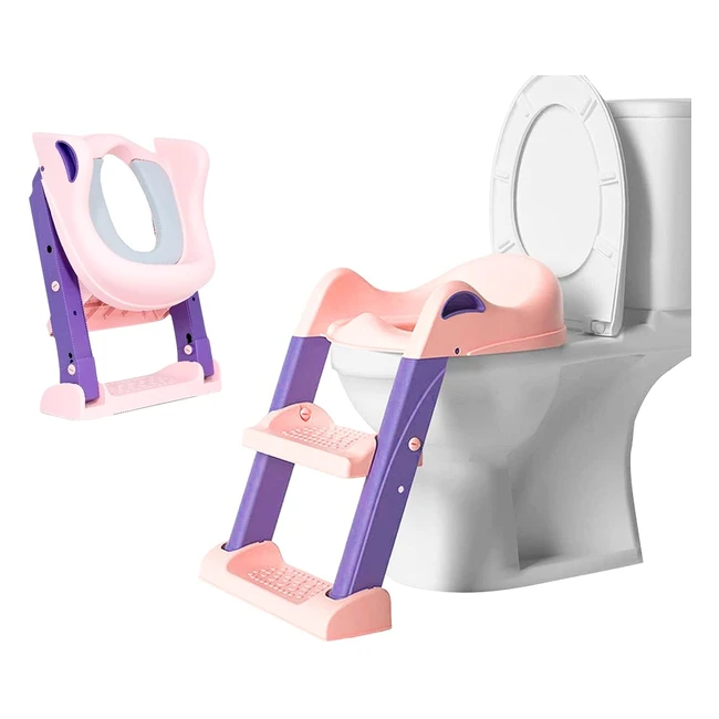 Adaptador WC Nios con Escalera - Edibaby - Ajustable y Plegable - Total Compat