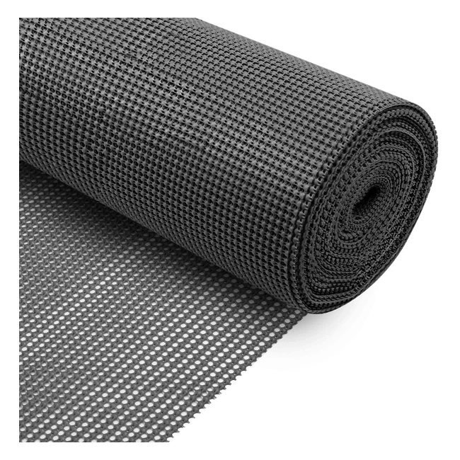 Tappetino antiscivolo per cassetto Koochuwah nero 300x50cm