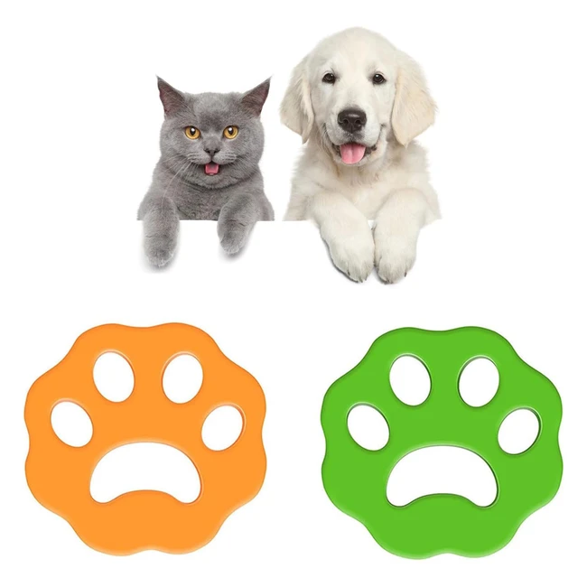 Segminismart Pilateur pour Poils d'Animaux - Anti Poil Machine Laver Réutilisable - Enlever les Poils - Outil de Nettoyage - 2pcs