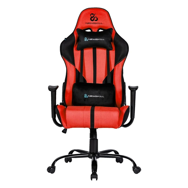 Chaise de gaming Newskill Horus Zephyr - Design ergonomique, tissu respirant, inclinable à 180° - Disponible en 9 couleurs