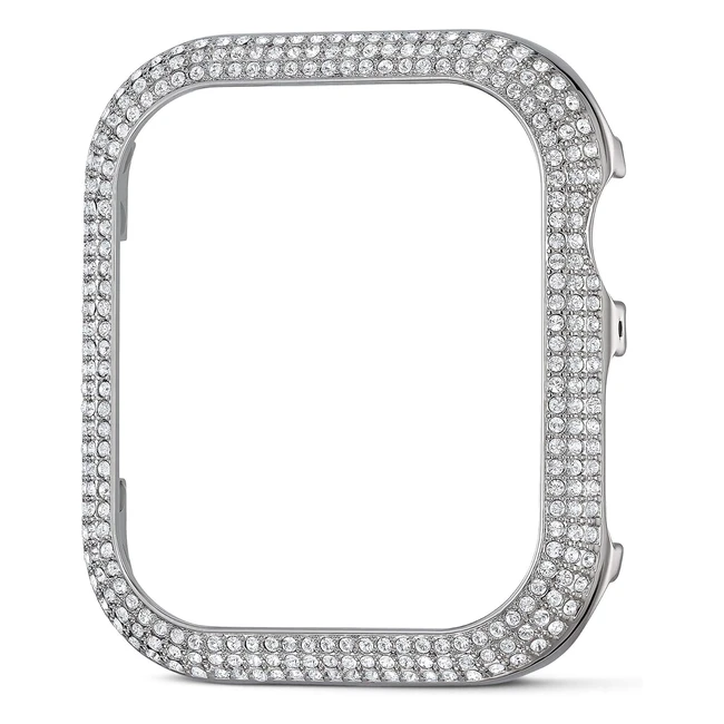 Swarovski Funkelndes 40mm Silbergehuse fr Apple Watch