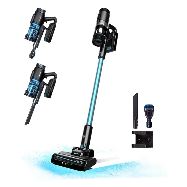 Aspirador Vertical Conga Rockstar 1500 Ray Pure 215W 12KPA - ¡Elimina el Polvo de Cualquier Lugar!