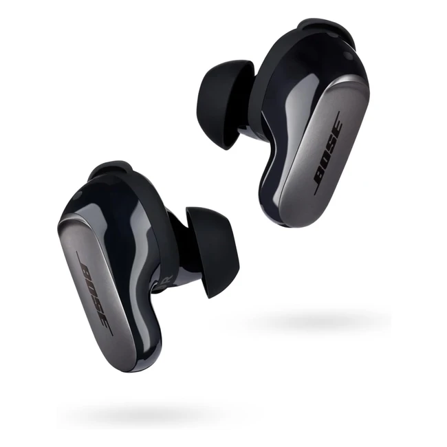 BOSE QuietComfort Ultra Wireless Noise Cancelling Earbuds, Bluetooth Earbuds, Schwarz