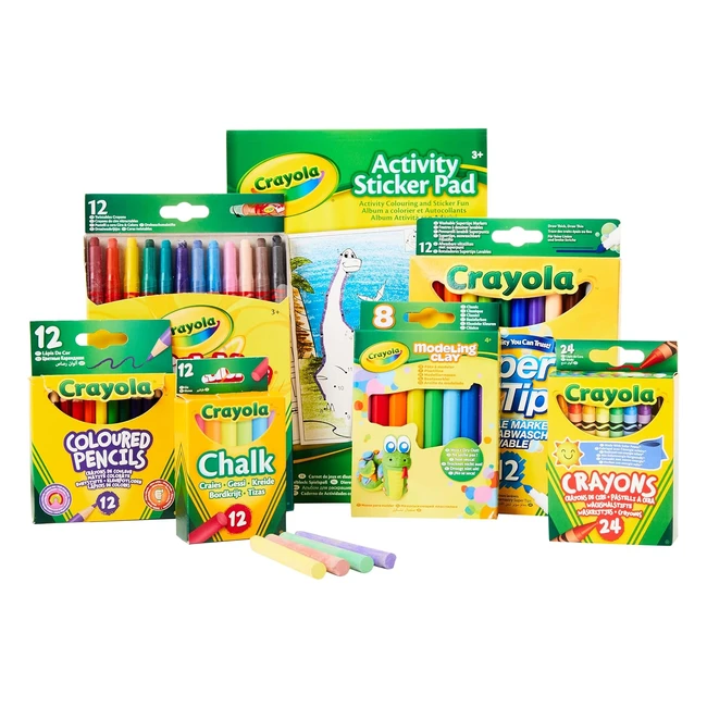 Crayola Colour and Create Tub - All-in-One Art Set for Kids Ages 4 - Includes