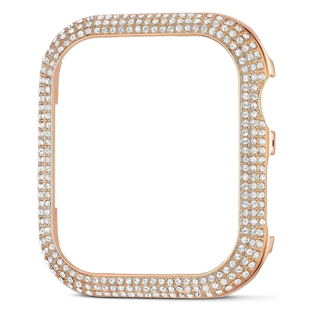 Swarovski Sparkling Rose 40mm Case - Kompatibel mit Apple Watch - Nr 285 - Glit