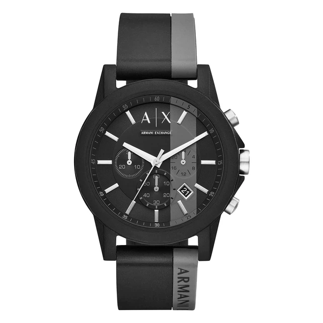 Armani Exchange Men's Watch - Chronograph Movement, Stainless Steel, 45mm Case