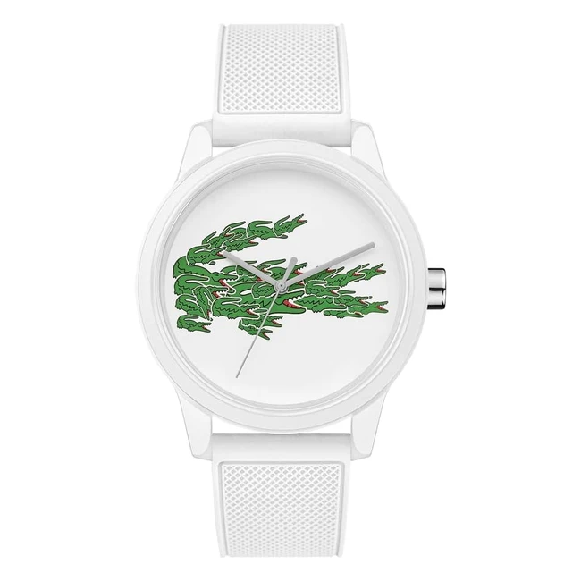 Reloj Lacoste Hombre Cuarzo Silicona Blanco 2011039 - Envío Gratis