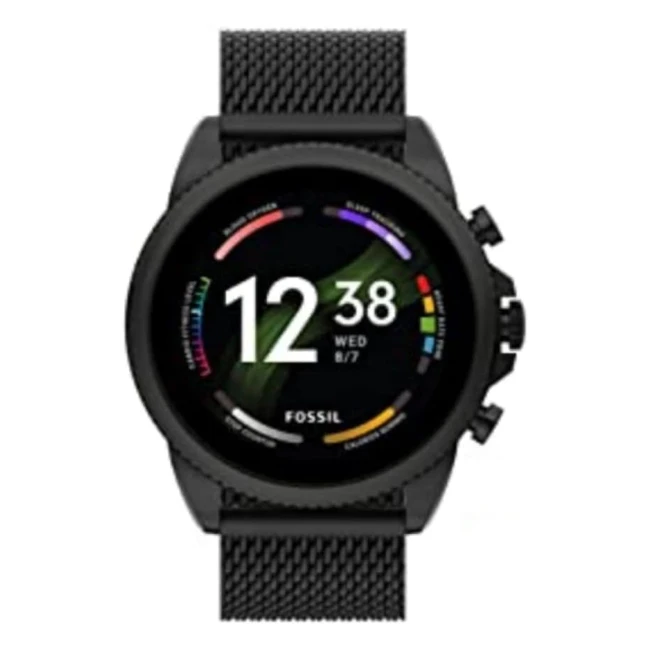 Fossil Herren Touchscreen Smartwatch 6 Gen mit Lautsprecher Alexa Herzfreque