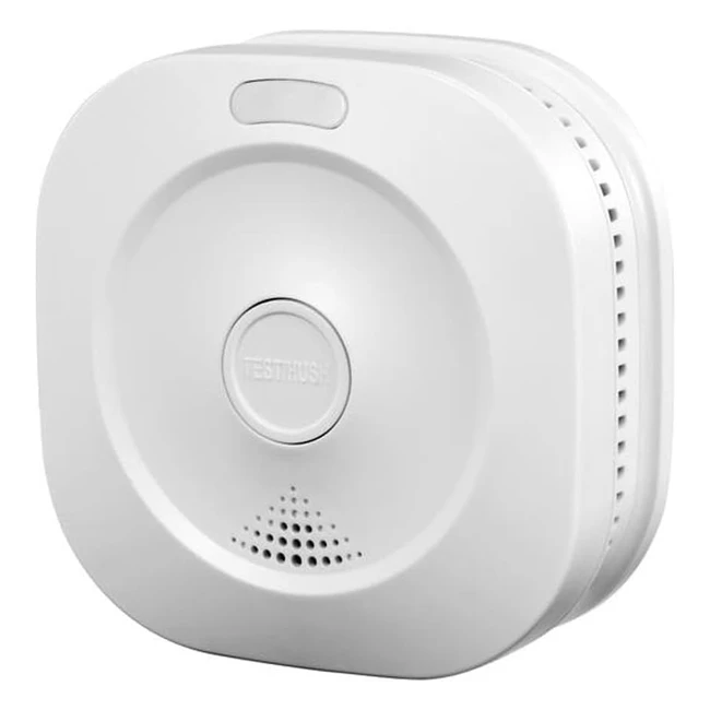 10-Year Battery Smoke Alarm for Home - LED Indicator - Quick Detection
