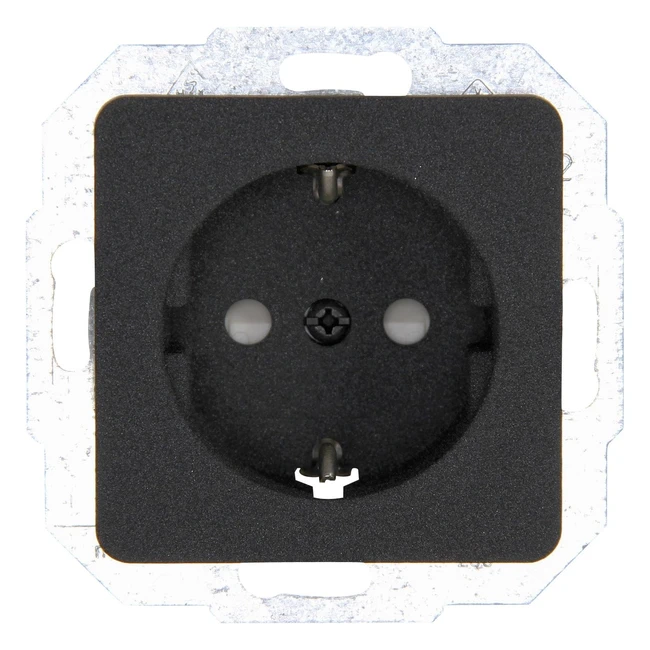 Kopp 915015087 Milano Schutzkontaktsteckdose, erhöhter Berührungsschutz, hohe Qualität