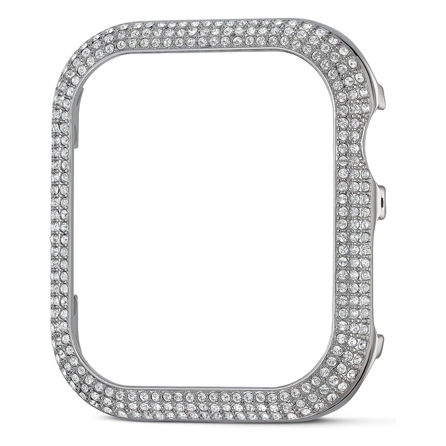 Swarovski Sparkling Case for Apple Watch 40mm - Silver Tone - Glamorous & Trendy
