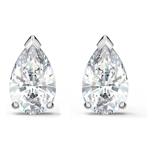 Swarovski Women's Attract Collection - Pear Cut Crystal Earrings